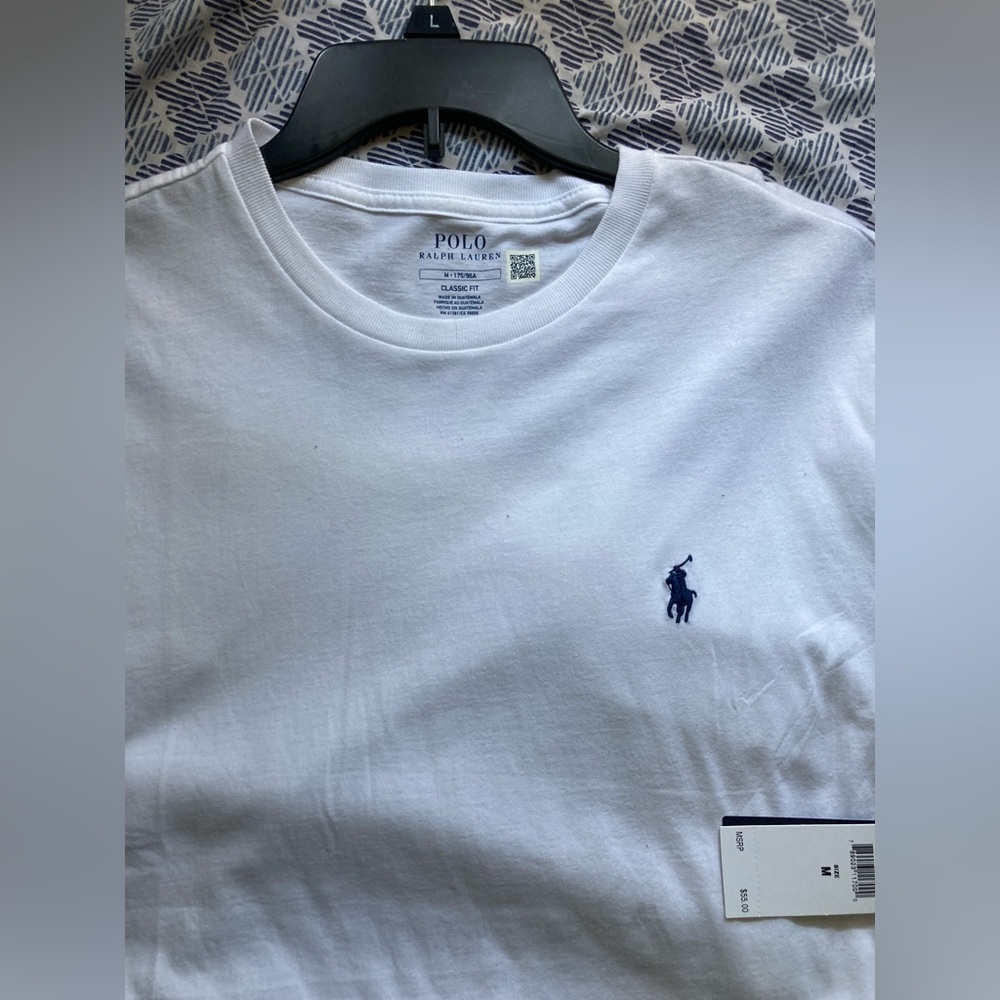 Ralph Lauren blank white t shirt great condition
